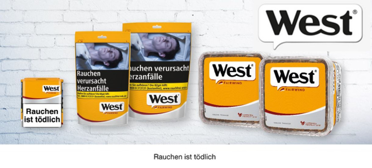 Banner-West-Stopftabak-Yellow