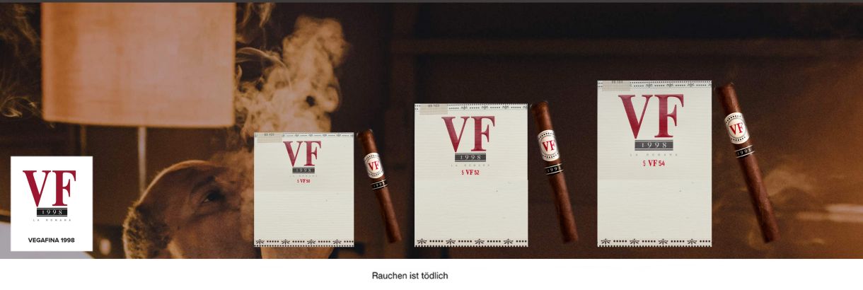 Banner_VF_1998_Logo_und_Zigarrenpackungen_mit_Zigarren