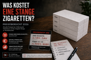 Was kostet eine Stange Zigaretten? Preisübersicht 2026