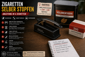 Zigaretten selber stopfen: Anleitung in 6 Schritten