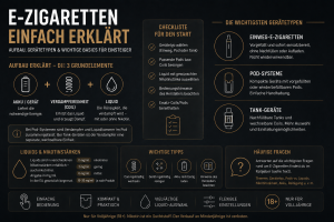 E-Zigarette für Einsteiger: Geräte, Pods & Liquids erklärt