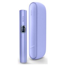 Tabakerhitzer IQOS Iluma i Digital Violet. Violettes Gerät mit schwarzem Bottom und lila Holder.
