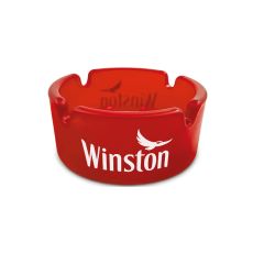 Glasaschenbecher Winston Rot