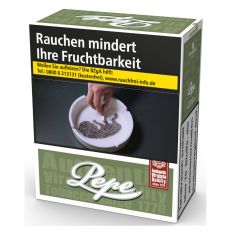 Schachtel Pepe Rich Green XXXL. Grüne Packung mit weißem Pepe Logo.
