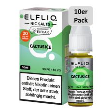 Elfbar Elfliq Nic Salt Liquid Cactus Ice 20mg Nikotin 10ml - 10er Pack