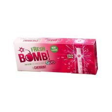 Packung Geschmackshülsen Fresh Bomb Click Cherrint. Rote-weiße Packung mit Logo Bomb und Click Hülse.