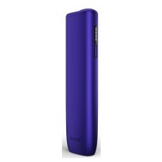 Tabakerhitzer IQOS Iluma i One Electric Purple. Lila Gerät mit Batterieanzeige.