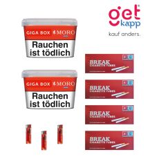 Moro Tabak Red Volume 235g Sparset Giga Box