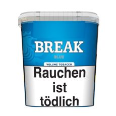 Eimer Tabak Break Tabak blau Giga Box. Blauer Eimer mit weißem Break Logo.