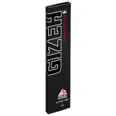 Packung GIZEH Zigarettenpapier Black King Size Slim Magent 34 Blatt . Heft mit 34 Blättchen Gizeh Black King Size Slim Magent Zigarettenpapier zum Drehen.