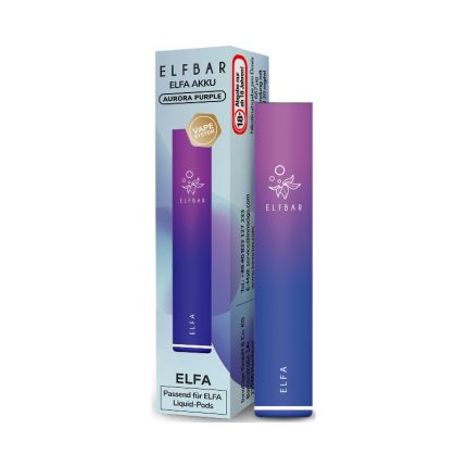 ELF Bar ELFA Pod Mod 500 MAh – Nikotinfrei, USB-C, Softtouch (Aurora-Purple)
