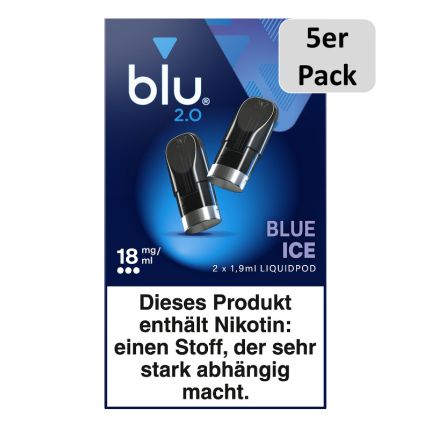 blu 2.0 Pod Blue Ice Liquid 18mg/ml 5er Pack online kaufen