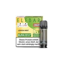 elfbar elfa master akku Hol dir die Elfbar Elfa Lemon Mint Pods zum nachladen!