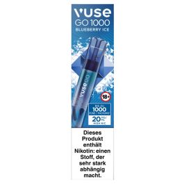 vuse zero blueberry ice 5x VUSE Go 1000 Zero Nicotine Blueberry Ice