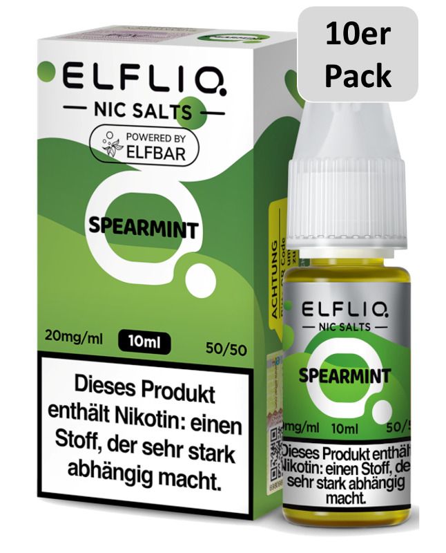 elfbar elfa master akku ELFBAR ELFA ohne Nikotin Spearmint / Pfefferminze main image 0