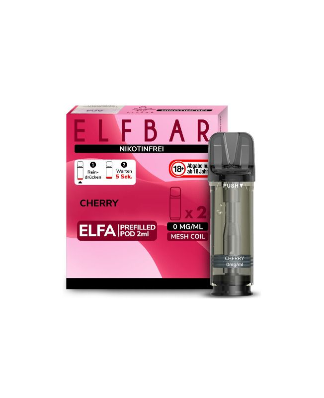 wie viel ml hat ein elfbar pod Elf Bar Elfa Pods cherry