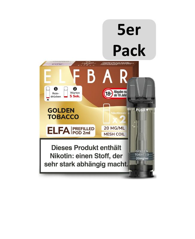 Elfbar Elfa Pods Golden Tobacco günstig online kaufen