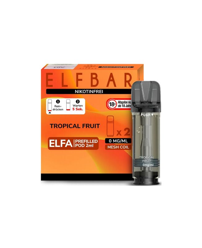 Elfbar Elfa Pods Tropical Fruit nikotinfrei online kaufen