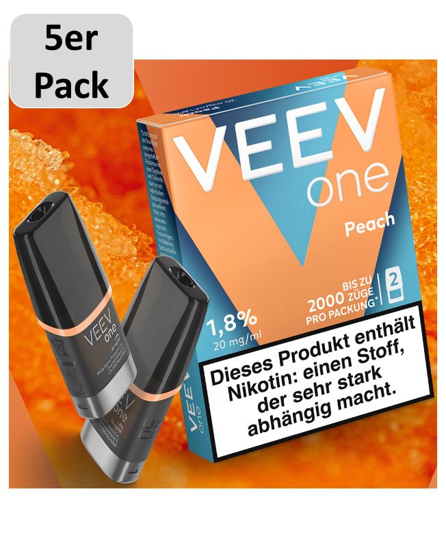Veev One Pods Peach 5er Pack online kaufen | getkapp.de