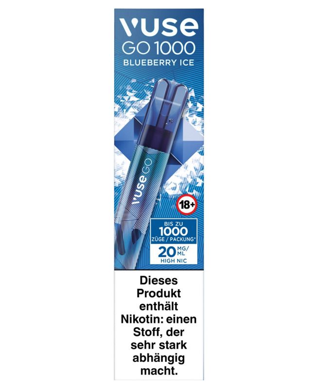 vuse 1000 blueberry ice Vuse Go 1000 Blueberry Ice online kaufen