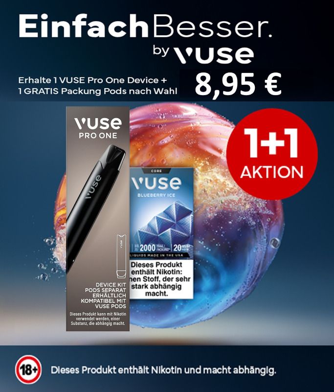 vuse pro pods kaufen Aktion One Black + 1 Pack Deiner Wahl (2 Pods gratis) FLAVOR:Peppermint Ice vape shop Langley Disposable recommendations in okc?