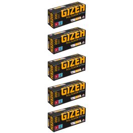 GIZEH Full Flavor EXTRA Zigarettenhülsen – 5x200 Stück, Extralanger Filter | Spart Tabak, Natürlicher Geschmack