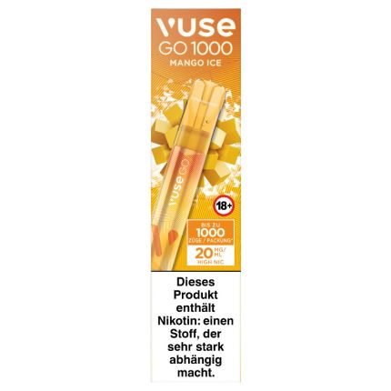 einweg e-zigarette 1000 züge mit nikotin Vuse GO 1000 Einweg creamy tobacco main image 0