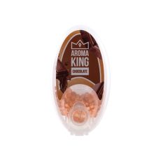 Packung Aroma King Aromakugeln Schokolade mit Applikator. Aromakapseln Chocolate 100 Stück mit Kapsel Filler / Stick.