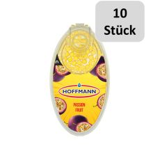 Packungen 10 Stück Hoffmann Aromakugeln Passionsfrucht mit je 100 Stück Kapseln mit Applikator. 10 Packungen Hoffmann Aromakapseln Passion Fruit 100 Stück mit Kapsel Filler / Stick.