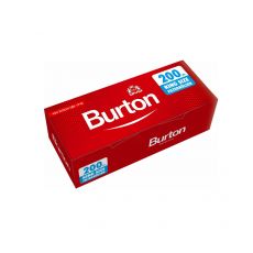 Packung Burton 200 King Size Zigarettenhülsen mit einem Packungsinhalt von 200 Stück Filterhülsen Burton 200 King Size.