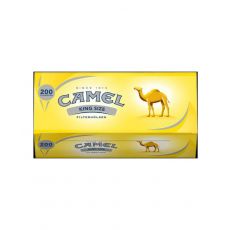 Packung Camel 200 King Size Zigarettenhülsen mit einem Packungsinhalt von 200 Stück Filterhülsen Camel 200 King Size.