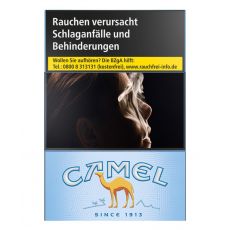 Schachtel Camel Zigaretten blau / blue L mit einem Packungsinhalt von 20 Filterzigaretten,. Camel Zigaretten blau / blue L Stange mit 10 Packungen.