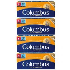 Gebinde Columbus Zigarettenhülsen 250 King Size Hülsen 1000 Stück. 4 Packungen mit je 250 Stück Filterhülsen Columbus King Size zum Stopfen.