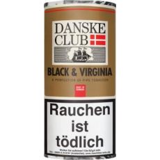 Pouch Danske Club Pfeifentabak Black & Virginia 50g. Tabak für die Pfeife Danske Club Black & Virginia im 50g Päckchen.