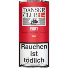 Pouch Danske Club Pfeifentabak RUBY/ROT 50g. Tabak für die Pfeife Danske Club ruby/rot im 50g Päckchen.