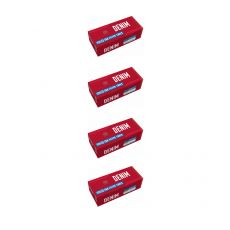 Gebinde Denim 250 Extra King Size Zigarettenhülsen 1000 Stück. 4 Packungen mit je 250 Stück Filterhülsen Denim 250 Extra King Size.