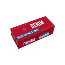 Packung Denim 250 Extra King Size Zigarettenhülsen mit einem Packungsinhalt von 250 Stück Filterhülsen Denim 250 Extra King Size.