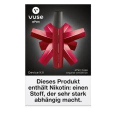 Packung Vuse ePEN Device Kit Rot/Red E-Zigarette. Vuse ePEN Device Kit E-Zigarette Rot / Red.