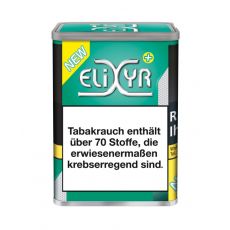 Dose Elixyr+ Tabak green/grün Volumentabak 115g. Ceka Can Elixyr Tabak green ohne Menthol Tabak zum Stopfen.