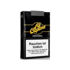 Schachtel Al Capone Pockets Original ohne Filter Zigarillos mit 10 Stück Zigarillos. Al Capone Pockets Original 10 Stück Zigarillos ohne Filter in der Packung.
