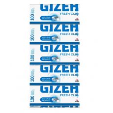 Gebinde Gizeh Fresh Cliq Zigarettenhülsen 500 Stück. 5 Packungen mit je 100 Stück Filterhülsen Gizeh Fresh Cliq Hülsen zum Stopfen.