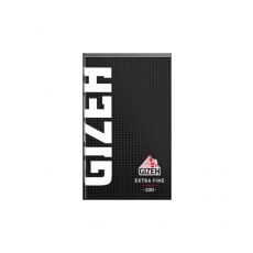 Packung GIZEH Zigarettenpapier Black Extra Fine 100 Magent . Heft mit 100 Blättchen Gizeh Black Extra Fine Magent Zigarettenpapier zum Drehen.