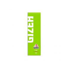 Packung GIZEH Zigarettenpapier Fine Green/Grün 50 Blatt. Heft mit 50 Blättchen Gizeh Fine Green/Grün Zigarettenpapier zum Drehen.