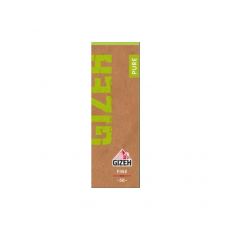 Packung GIZEH Zigarettenpapier Pure Fine Braun 50 Blatt. Heft mit 50 Blättchen Gizeh Pure Fine Braun Zigarettenpapier zum Drehen.