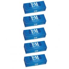 Gebinde L&M blau / blue 200 King Size Zigarettenhülsen 1000 Stück. 5 Packungen mit je 200 Stück Filterhülsen L&M blau / blue 200 King Size.