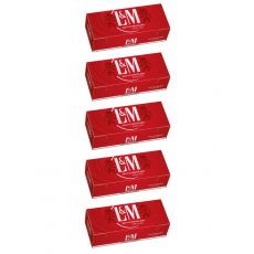 Gebinde L&M rot / red 200 King Size  Zigarettenhülsen 1000 Stück. 5 Packungen mit je 200 Stück Filterhülsen L&M rot / red 200 King Size.