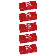 Gebinde L&M rot / red 200 King Size Zigarettenhülsen 1000 Stück. 5 Packungen mit je 200 Stück Filterhülsen L&M rot / red 200 King Size.