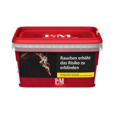 Eimer L&M Tabak ROT / RED Mega Box Volumentabak 185g Tabak zum Stopfen.
