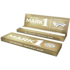 Heft Mark Adams No.1 Zigarettenpapier Gold Medium 50 Blatt. Packung mit 50 Blättchen Mark Adams No.1 Zigarettenpapier Gold Medium zum Drehen.