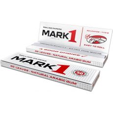 Heft Mark Adams No.1 Zigarettenpapier weiss/white extra thin 50 Blatt. Packung mit 50 Blättchen Mark Adams No.1 Zigarettenpapier weiss/white extra thin zum Drehen.
